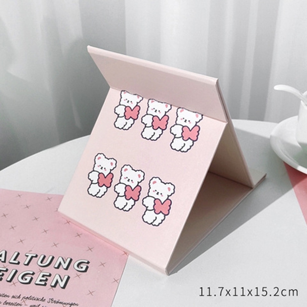 [Hàng mới về] Gương trang điểm để bàn gấp gọn lại được tiện lợi