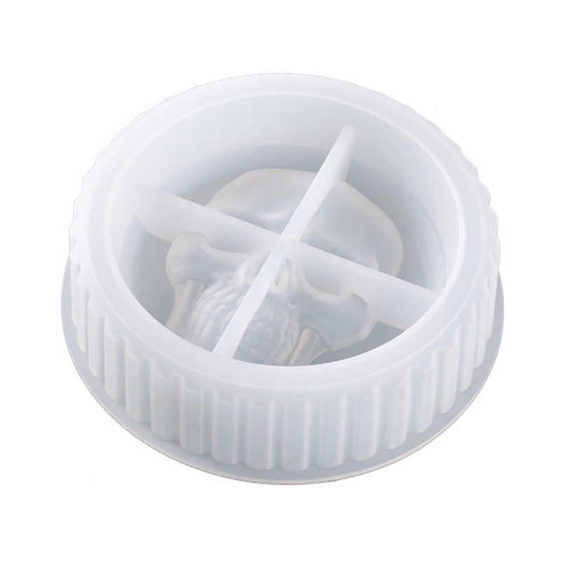 Khuôn Silicone Làm Gạt Tàn Thuốc Hình Đầu Lâu