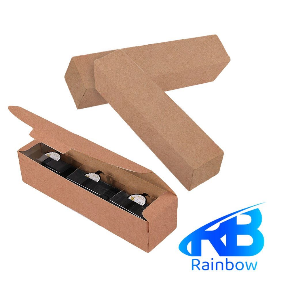 100 cái - Hộp giấy kraft đựng nước hoa chiết 10ml+son