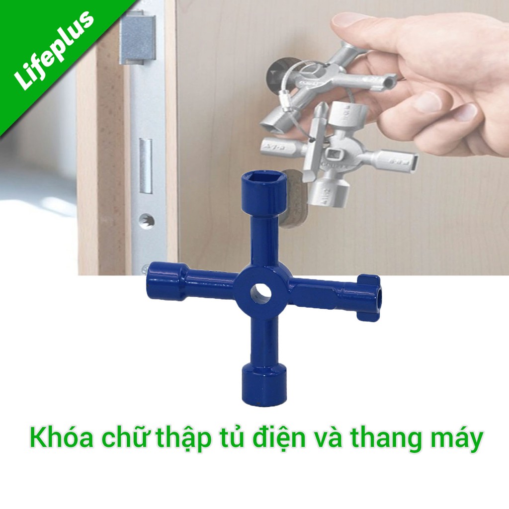 Khóa chữ thập tủ điện và thang máy