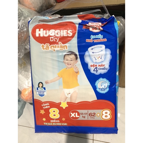 (Sale)Tả quần Huggies cho bé S M L Xl XXL