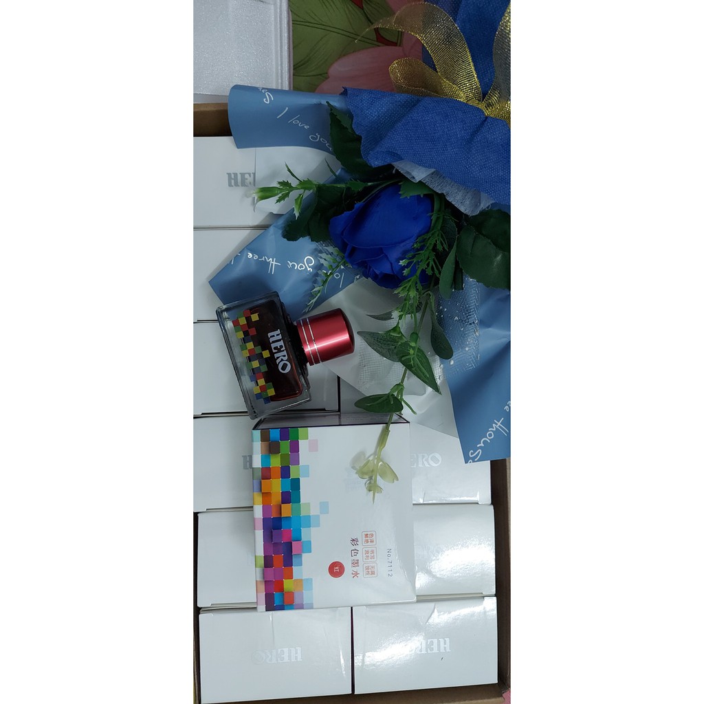 Mực Hero 40ml,Mực Không Cặn, Nhanh Khô,Không Rỉ Ngòi, Nhập Khẩu Thượng Hải-⚡⚡Bút Máy Sài Gòn⚡⚡