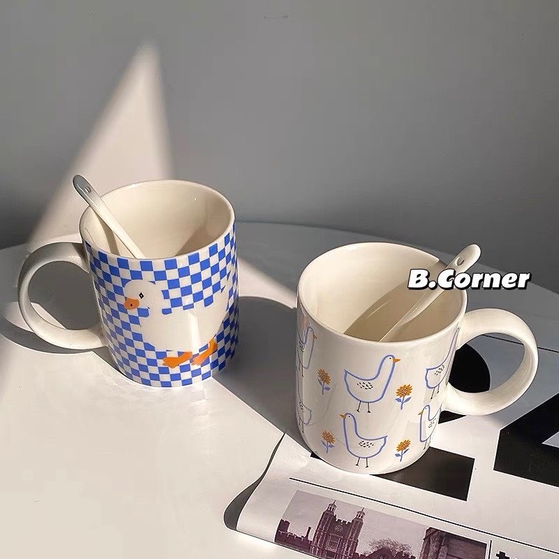 Ly Cốc Sứ Quai Vịt - LY1161