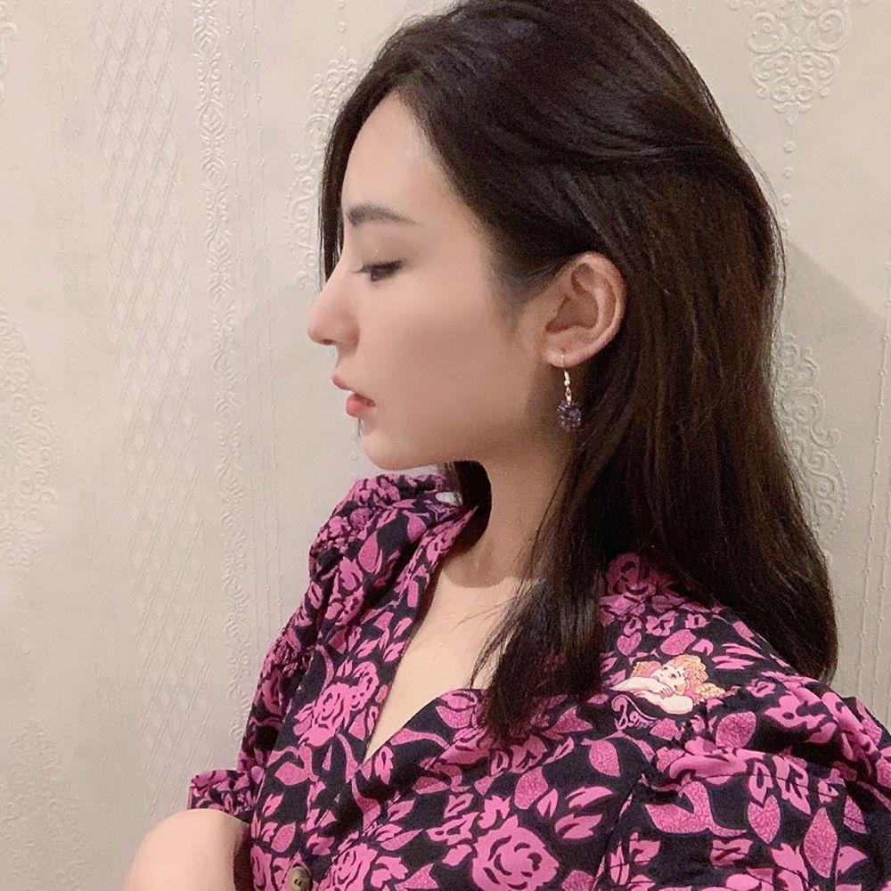 Bông Tai Hình Chùm Nho Phong Cách Hàn Quốc Cho Nữ