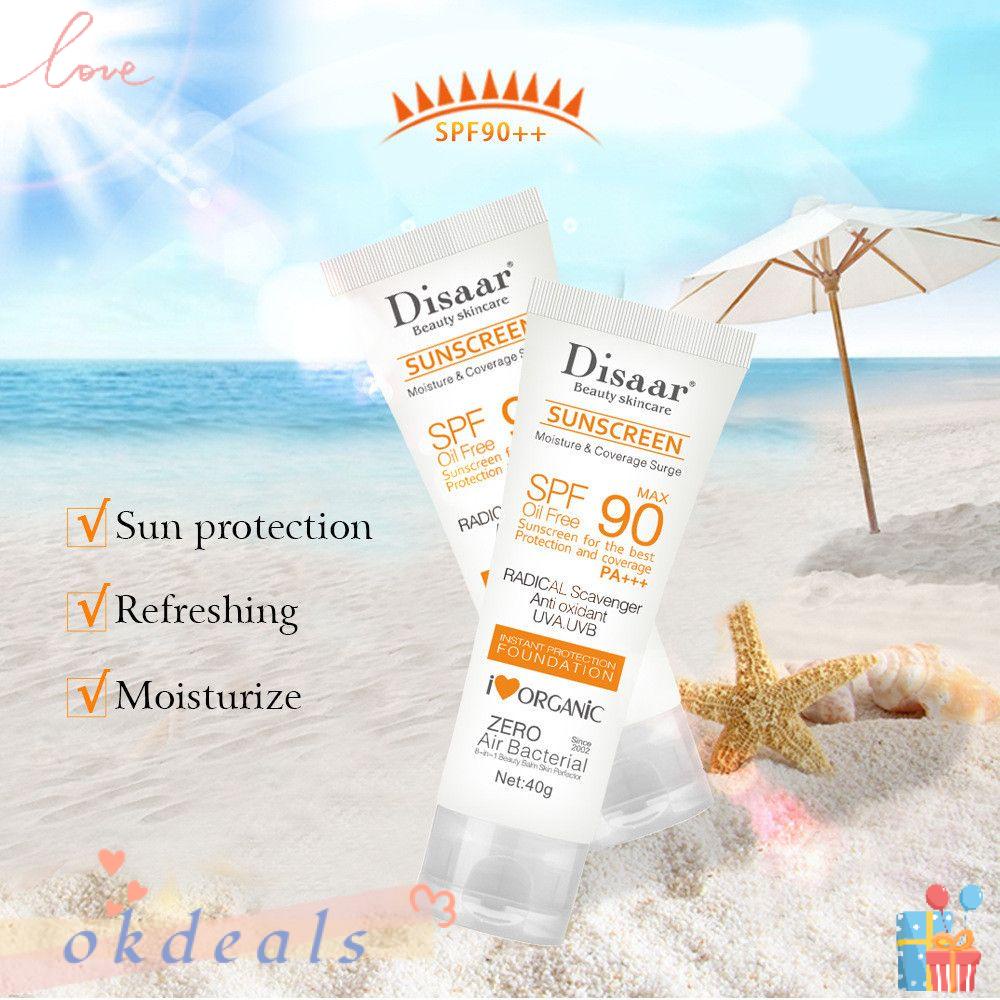 Kem chống nắng body SPF90 Chống Thấm Nước Kiềm Dầu Dưỡng Ẩm Không Làm Tổn Thương Da
