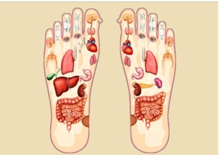 Đá muối massage chân