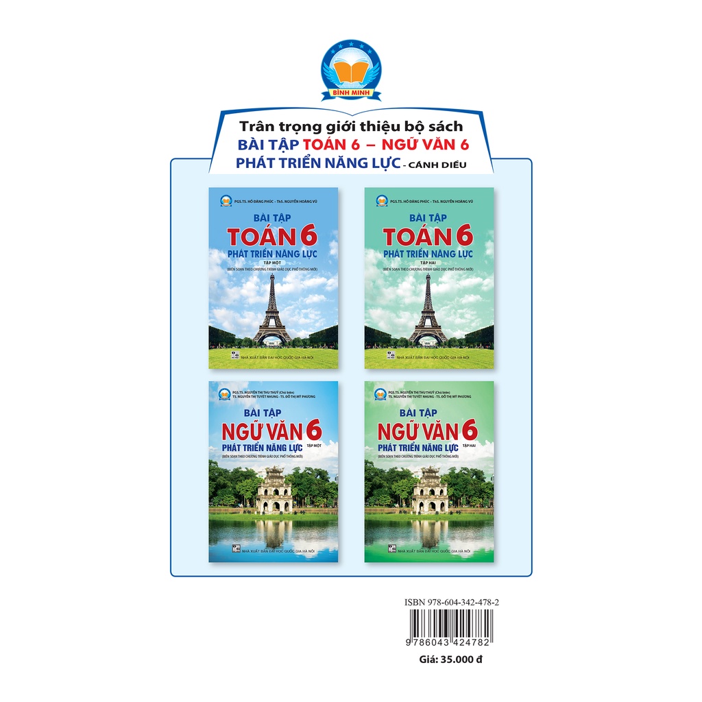 Sách – Bài tập Toán 6 phát triển năng lực tập một