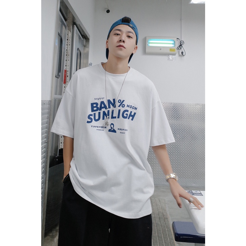 Áo Thun Tay Ngắn Dáng Rộng Phong Cách hip hop Thời Trang Mùa Hè Có 3 Màu size S-8XL