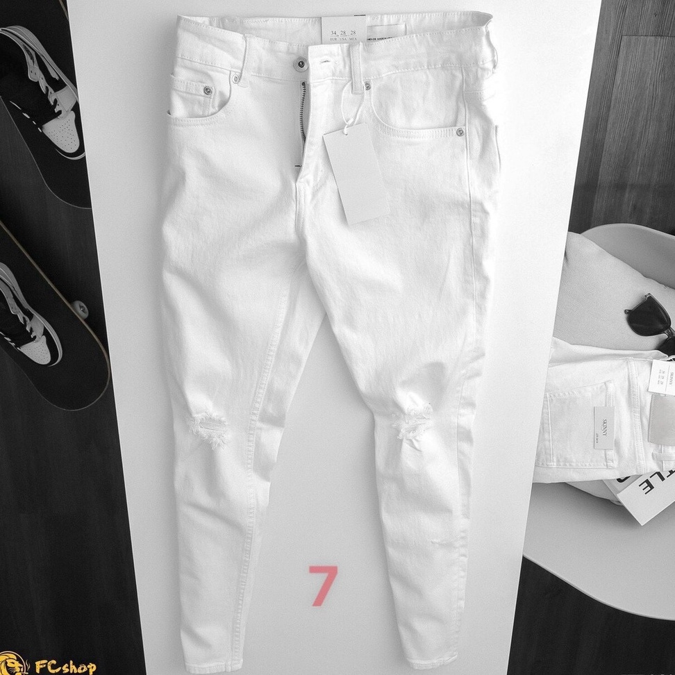 Quần jean nam chất bò cao cấp co dãn 4 chiều cực đẹp from dáng skinny đẹp CAROLLSTORE QJ7