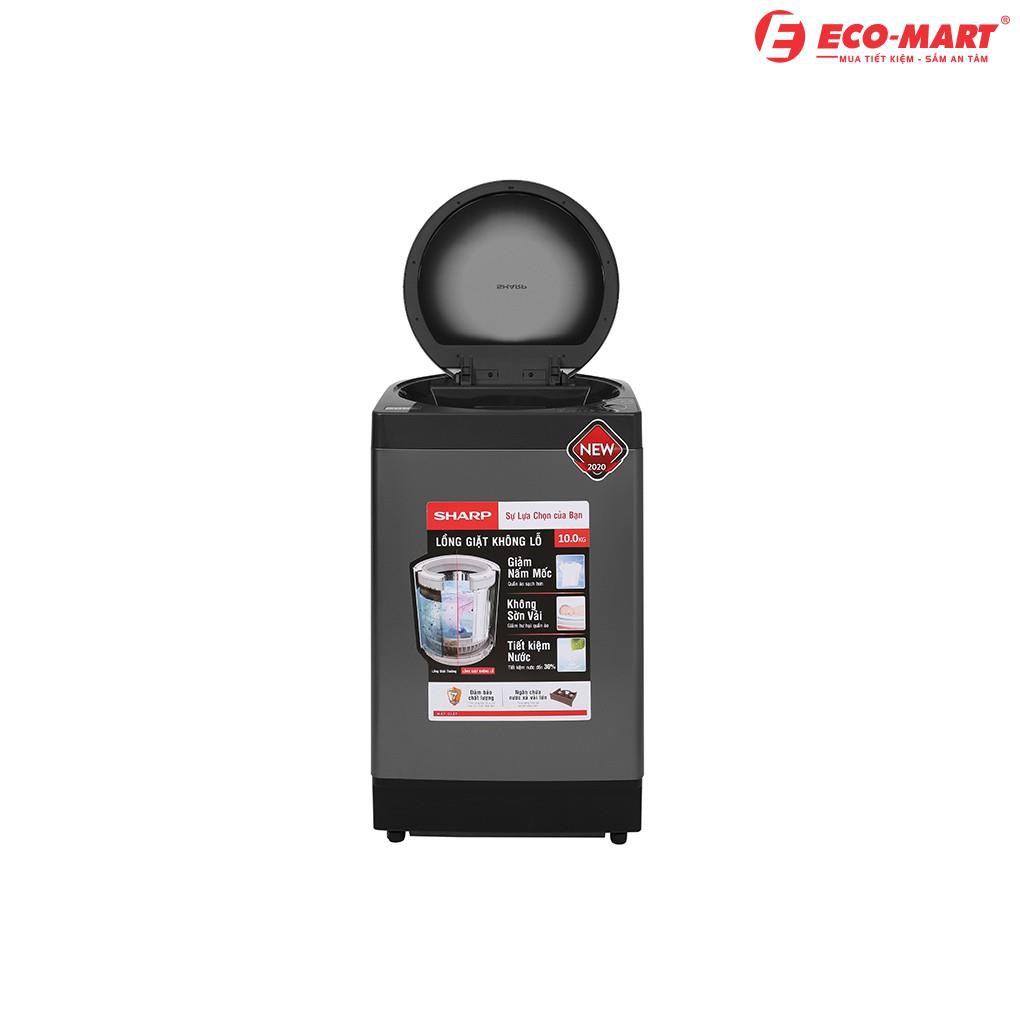 Máy giặt Sharp 10 kg ES-W100PV-H Mới 2020