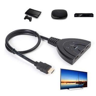 Bộ chuyển đổi HDMI 3 cổng giúp kết nối nhiều thiết bị vào 1 TV