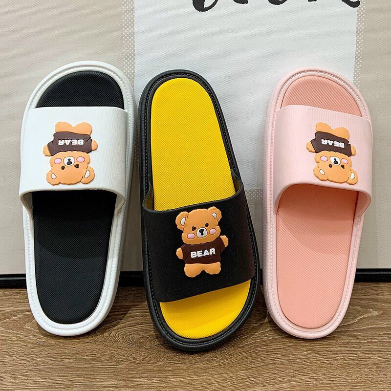 Dép Gấu Bear, Dép Quai Ngang Unisex Chống Trơn Trượt DP04
