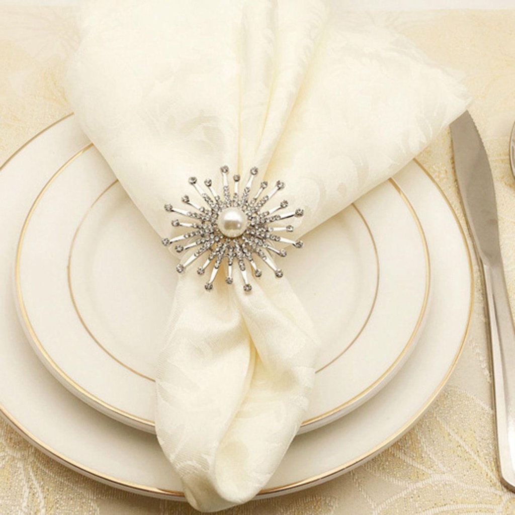 Vòng Nhẫn Khăn Ăn Trang Nhã Dùng Trong Tiệc Cưới|Khóa Serviette