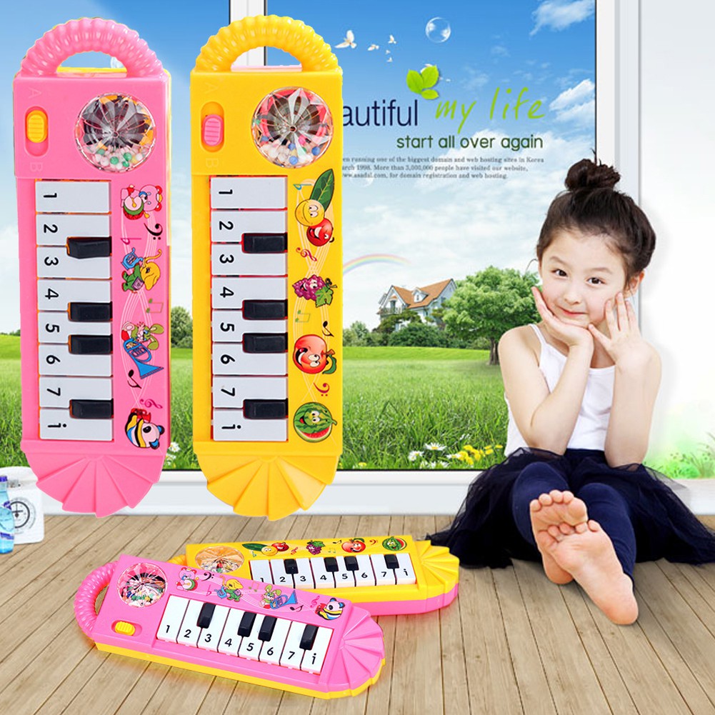 Đàn piano mini đồ chơi bằng nhựa thú vị dành cho các bé