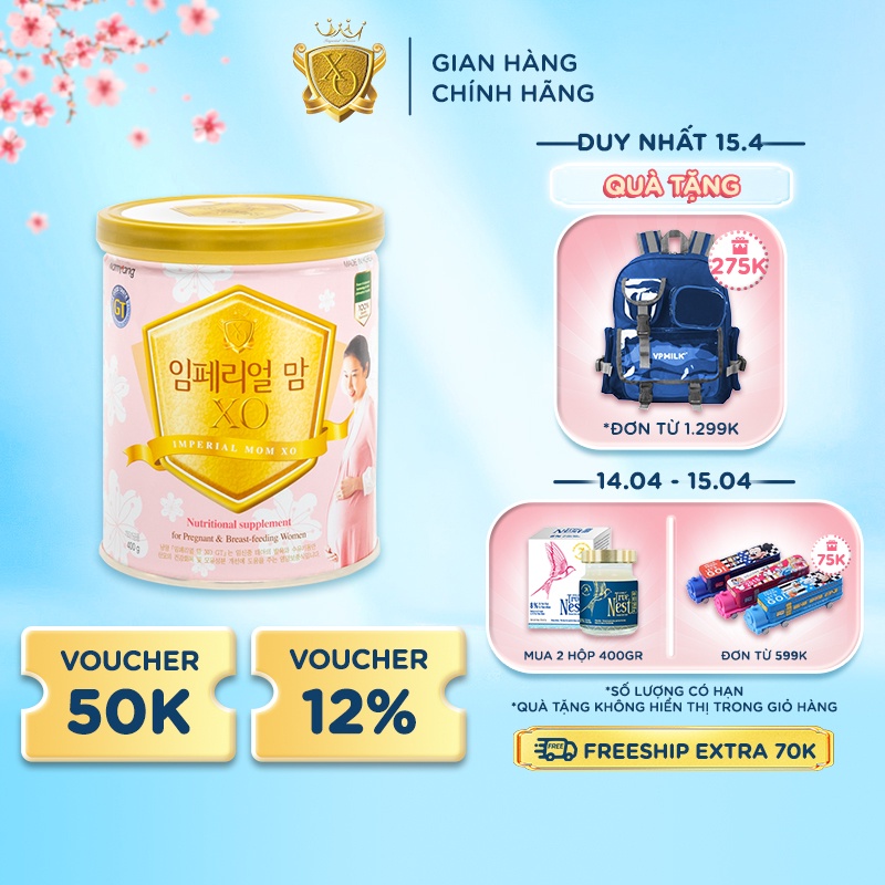 Sữa bột Namyang Imperial Mom XO GT 400g