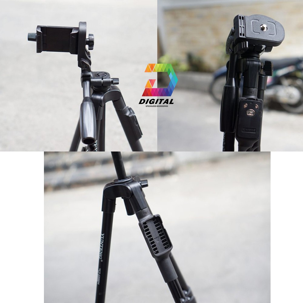 Gậy Tripod 3 Chân Yunteng VCT-5208 Chính Hãng