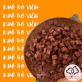 Thịt bò khối ăn vặt cho chó mèo