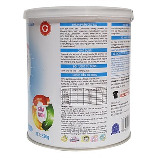 Sữa bột us milk baby 320g