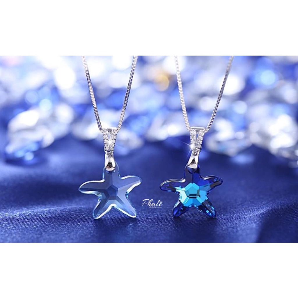 Mặt Dây Chuyền Pha Lê Hình Sao Biển S16mm