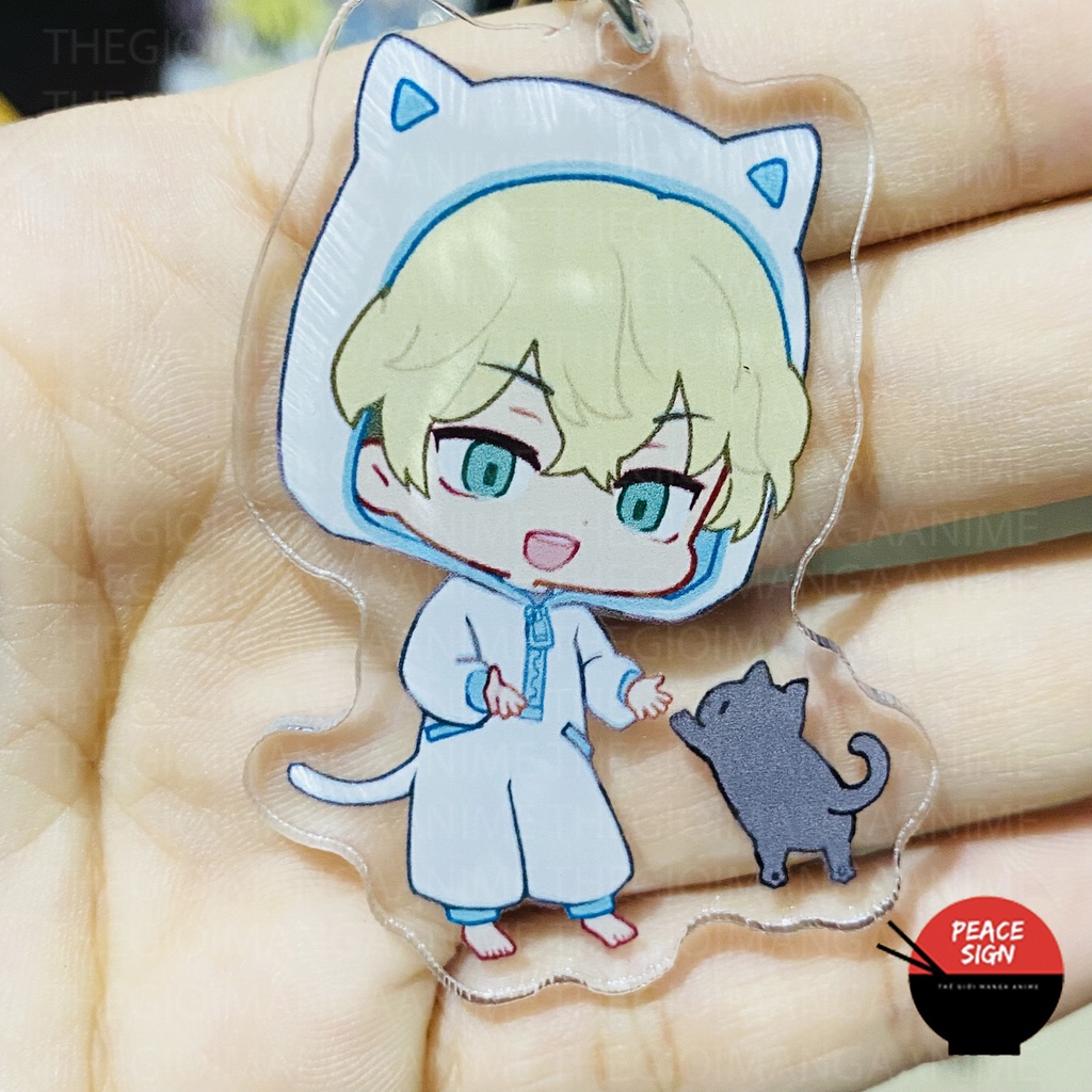 (Mica trong acrylic) Móc khóa TOKYO REVENGERS ver MẶC ĐỒ THÚ anime chibi xinh xắn Kịch Trường Của Takemichi