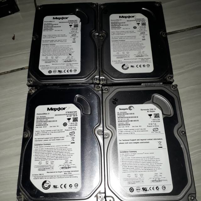 Ổ Cứng 80gb Sata Seagate & Maxtor Pc