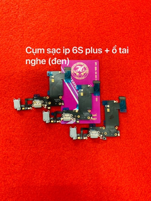 Cụm sạc IP6plus/6S plus (đuôi sạc + ổ tai nghe) mới 100%