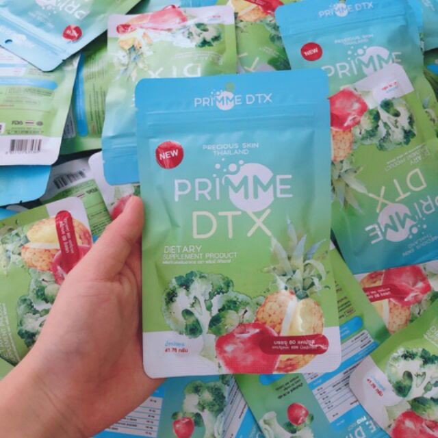 Detox prime giảm mỡ bụng Thái Lan 60 viên .(100%Thái)