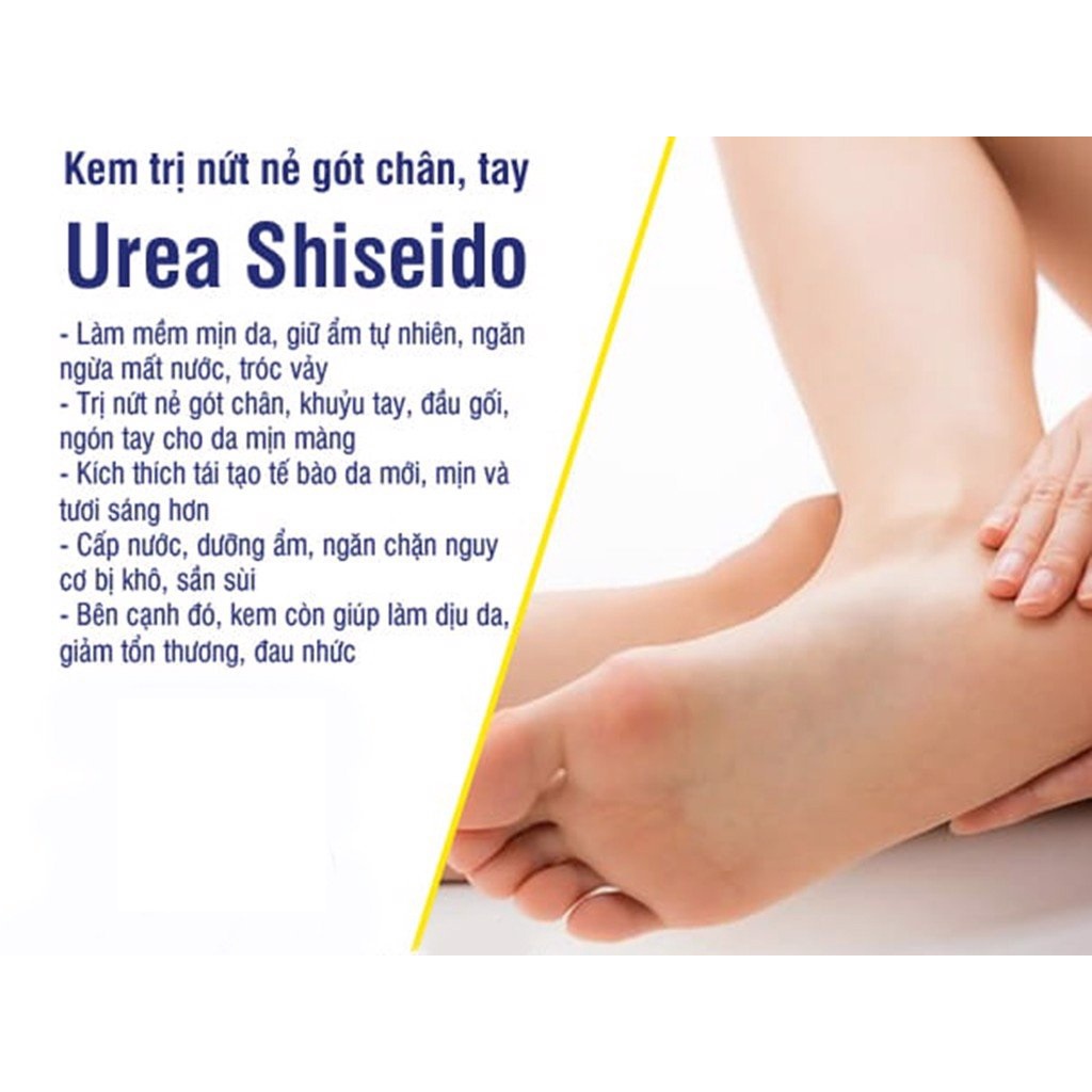 Kem trị nứt gót chân Shiseido Urea Cream