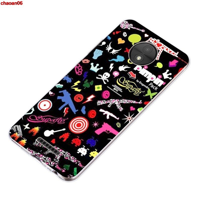 Motorola Moto C E4 G5 G5S G6 E5 E6 Z Z2 Play Plus M X4 NMN Pattern-5 Soft Silicon Case Cover