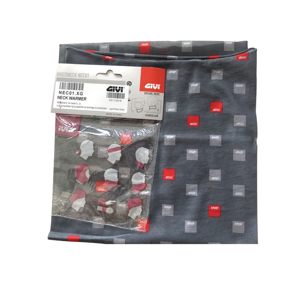 Khăn ống đa năng, khăn ống đi phượt Givi NEC01
