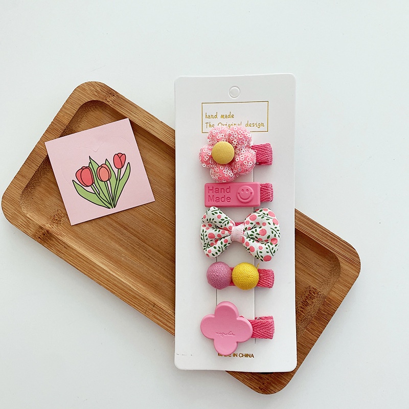 Kẹp Tóc Hình Nơ Nhiều Màu Sắc Phong Cách Hàn Quốc Dễ Thương 2022 Dành Cho Bé Gái