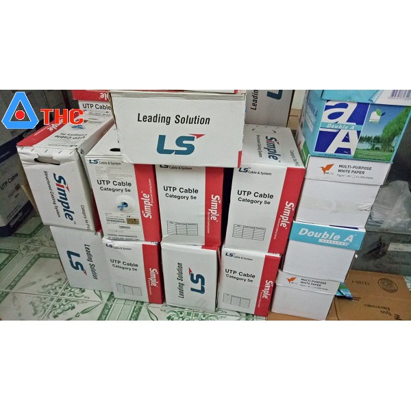 Cáp mạng UTP Cat5, LS Vina 4 đôi, 8 lõi đồng