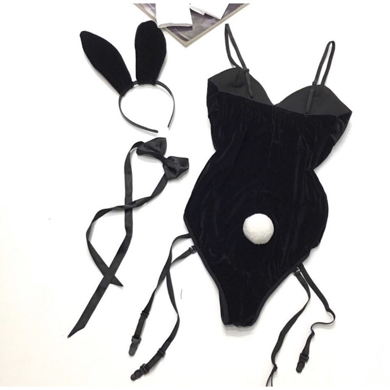 LL2251 Cosplay Chị Thỏ Ngọc + Kẹp Vớ Sexy | Bunny Set Bé Thỏ