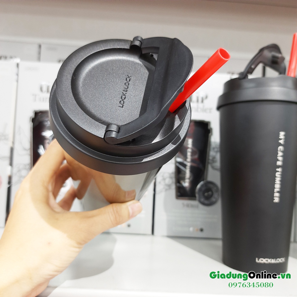 Ly Giữ Nhiệt Lock&amp;Lock LHC4151BLK 540ml (Màu đen) - Larva Store