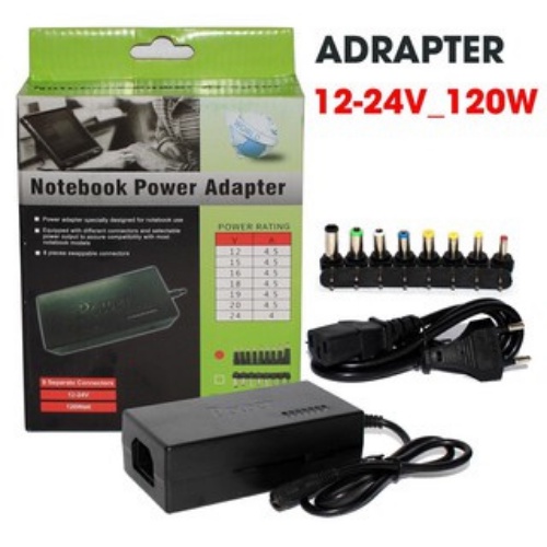 Adapter (Sạc)  đa năng 96W từ 12-24V tích hợp nhiều đầu sạc