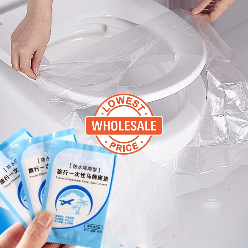 Vỏ Bọc Bệ Ngồi Toilet Dùng 1 Lần Chống Nước Kháng Khuẩn