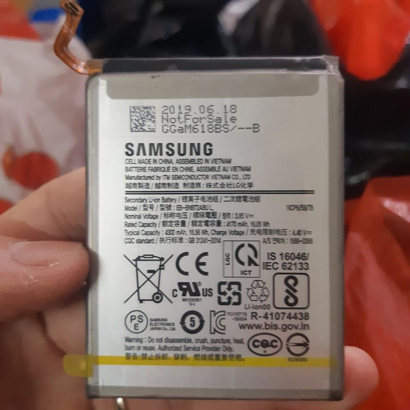 pin samsung note 10 / note 10 plus xịn bảo hành 6 tháng
