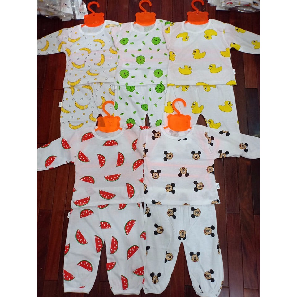 BÁN CHẠY-Combo 5 bộ dài  tay  cho bé cater's cotton quần áo trẻ em/Bộ bé trai/Bộ bé gái size 2/6