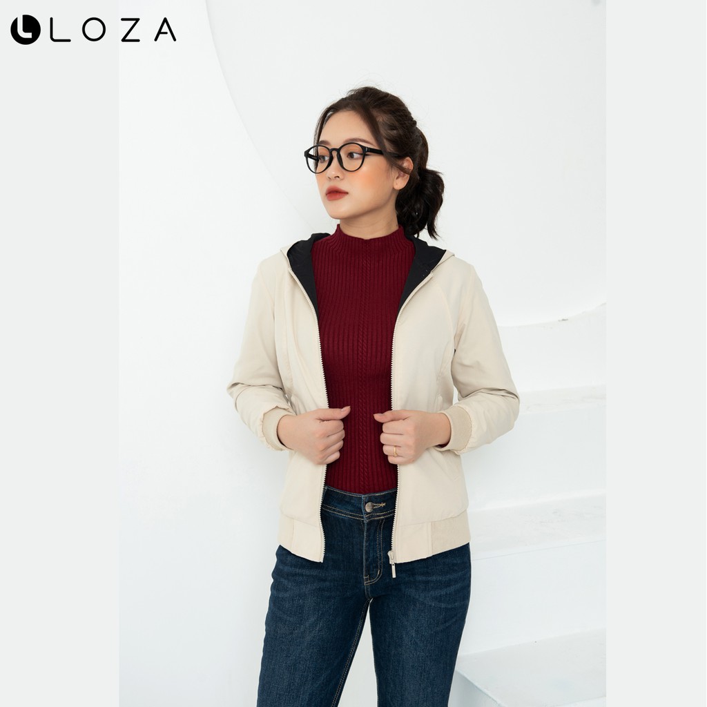 Áo jacket nữ có mũ-LOZA LJ10001 | BigBuy360 - bigbuy360.vn