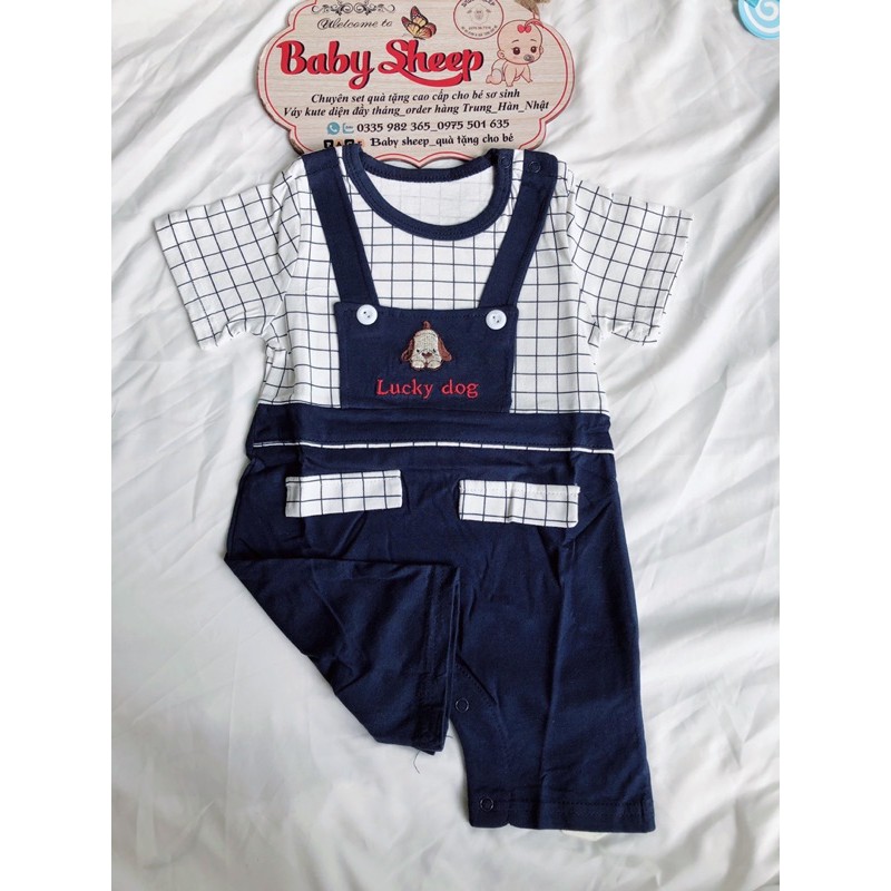 Body công tử cộc tay BodySuit liền thân cho bé trai Hàng Quảng Châu xuất Hàn nhiều mẫu mới