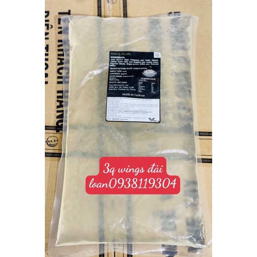 Trân châu 3q wings trắng đài loan 2kg
