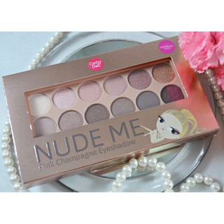 Bảng phấn mắt Nude Me  cathy doll  ( Pink Champange Eyeshadow , Smoky Eyeshadow)