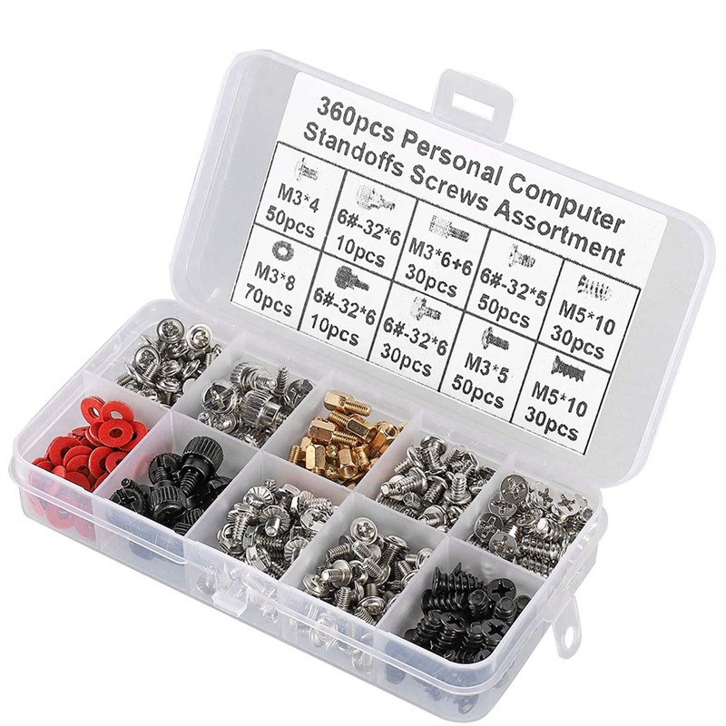 Hộp 360 Ốc Vít Cho Ổ Cứng Máy Tính