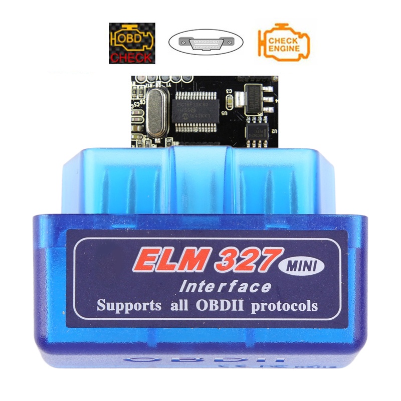 SUN Mini Elm 327 Car Scanner OBD2 V2.1 Elm 327 V 2.1 AndroidAdapter Scanner Automotive Scanner Diagnostic Tool Obd 2