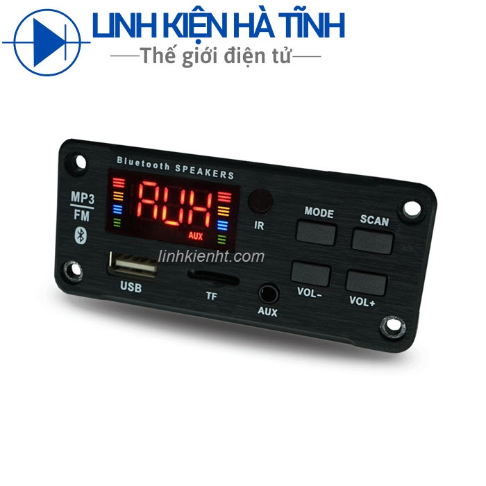 Mạch khuếch đại công suất JQ 2 * 25W Bluetooth mạch giải mã MP3 nguồn điện 7V-18V