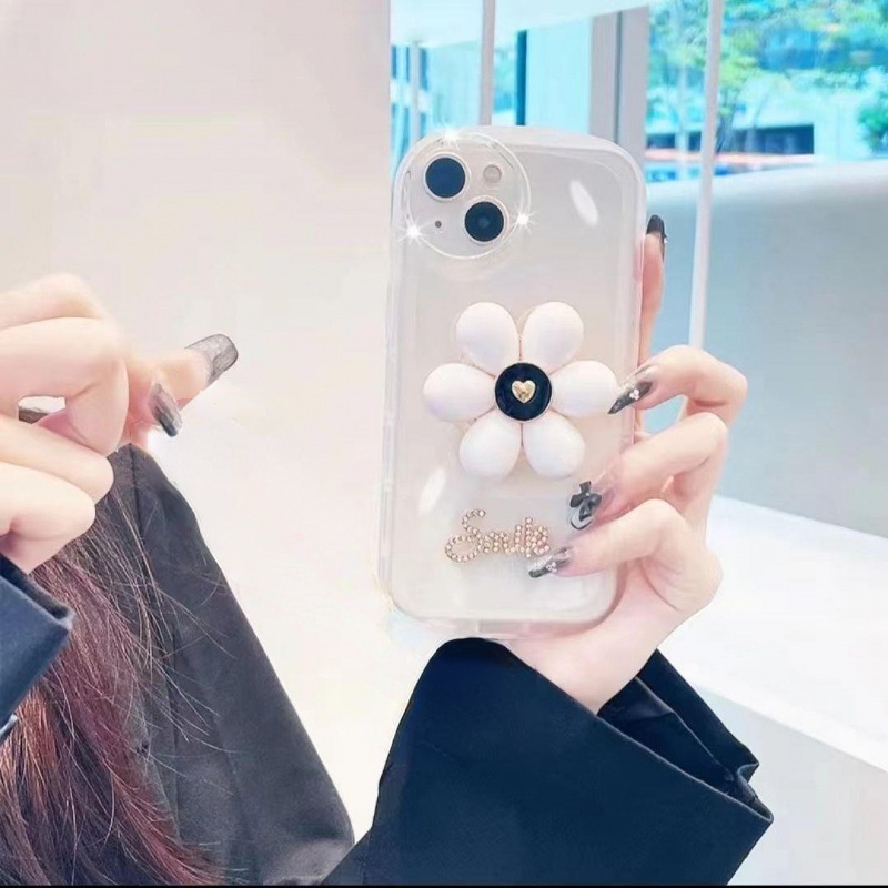 Ốp Điện Thoại TPU Silicon Mềm Trong Suốt Họa Tiết Hoa Cho Iphone 7G 8G SE 2020 7P 8P 14 13 12 11 Pro Max XS Max XR X XS