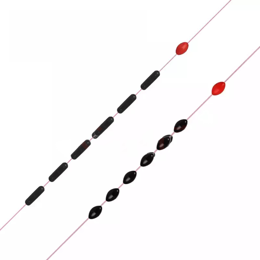 Bộ 60 Phao Câu Cá Hình Trụ 6 Trong 1