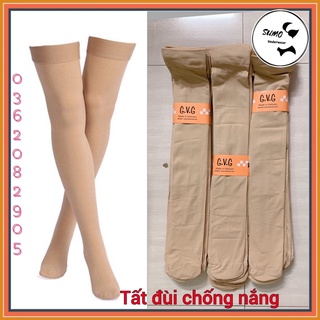 Tất đùi - tất/vớ da chân dày dặn dài tới đùi chống nắng bảo vệ da chân. By SUMO Underwear.