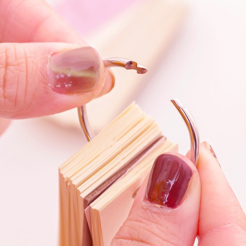 Sổ tay treo chìa khóa - ( hình heo hồng Pig pink  - khoen tròn )