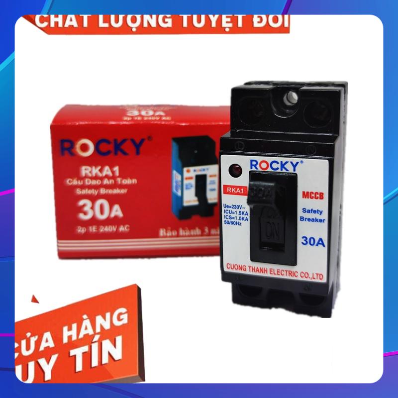 CB CỐC CẦU DAO AN TOÀN 10A,20A,30A,40A CHÍNH HÃNG ROCKY